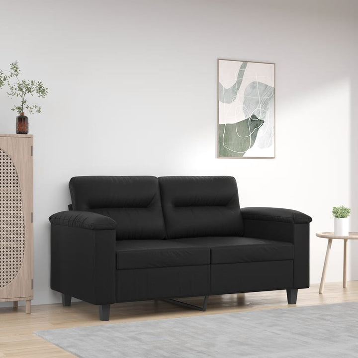 2-Sitzer-Sofa -Braun 120 Cm Kunstleder