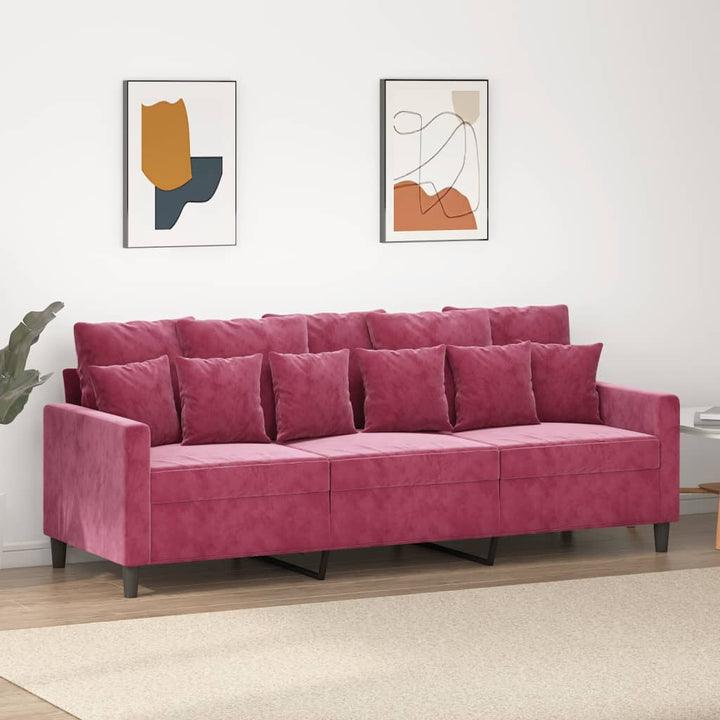 2-Sitzer-Sofa 140 Cm Samt