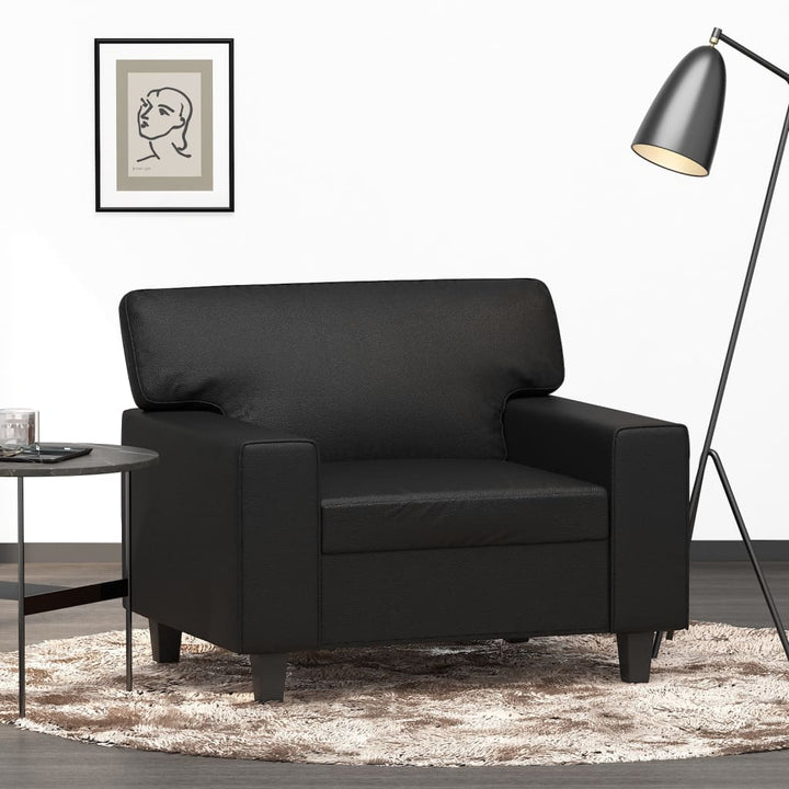 2-Sitzer-Sofa 120 Cm Kunstleder