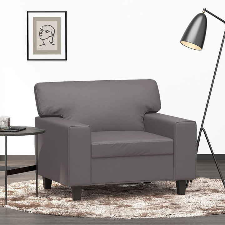 2-Sitzer-Sofa 120 Cm Kunstleder