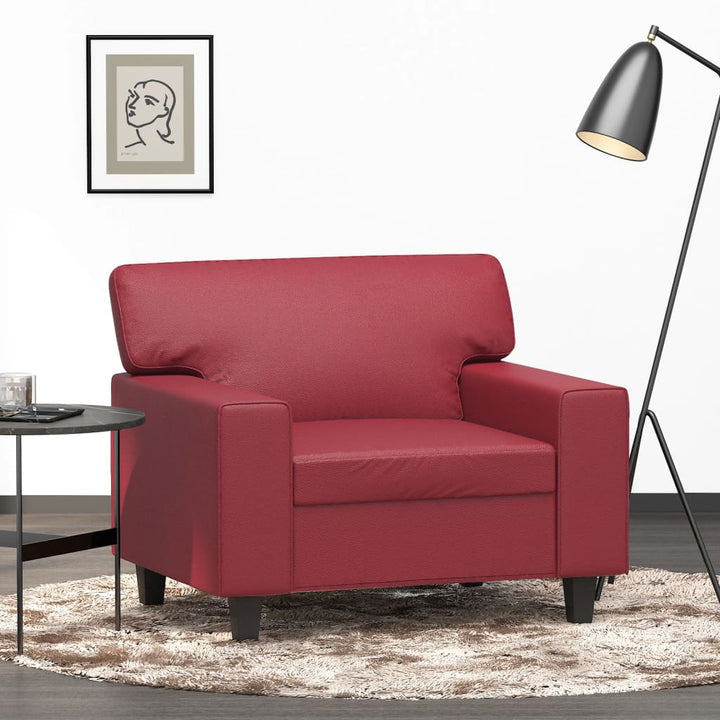 2-Sitzer-Sofa 120 Cm Kunstleder