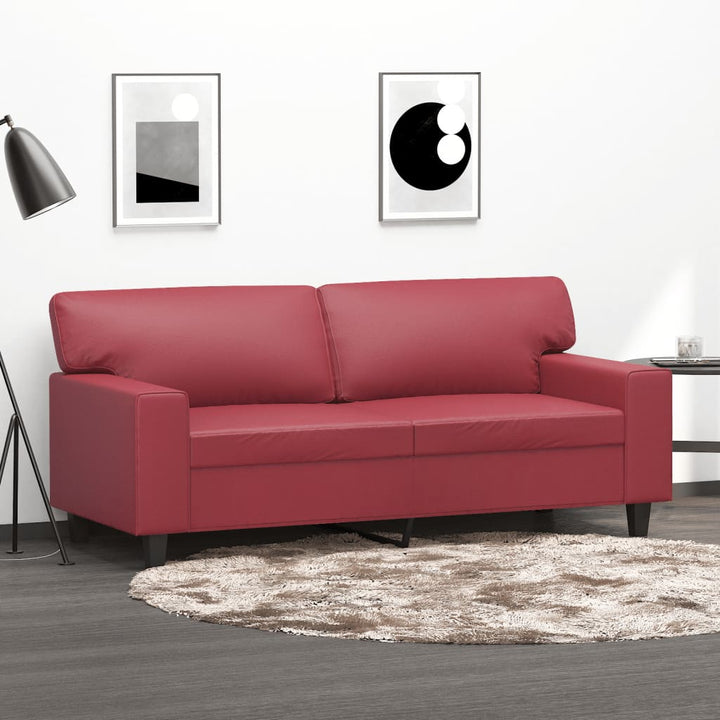 2-Sitzer-Sofa 120 Cm Kunstleder