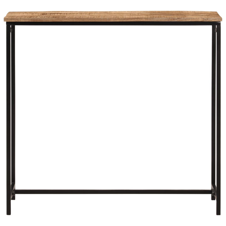 Konsolentisch 80X30X74 Cm Massivholz Mango Und Eisen