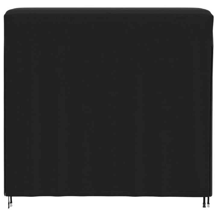 Abdeckung Für Brennholzregal Schwarz 122X61X106 Cm 420D Oxford