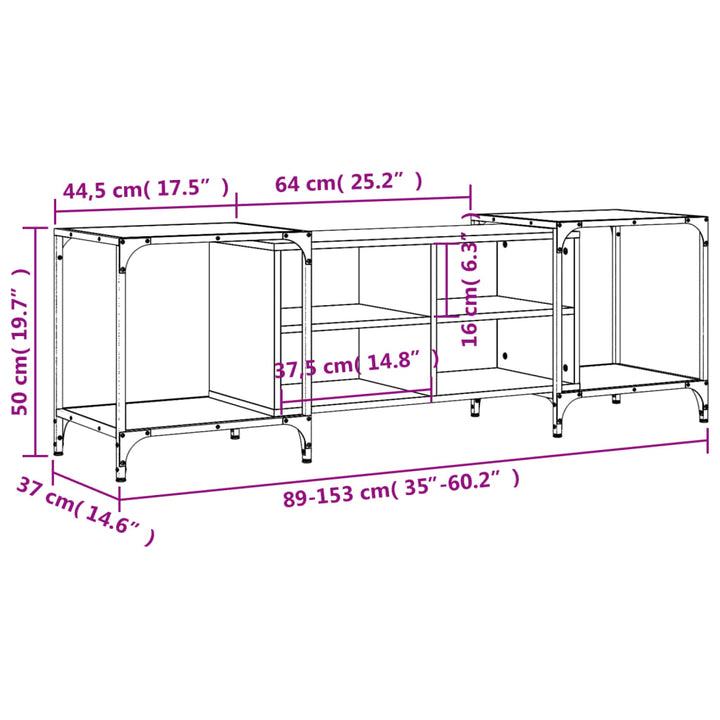 Tv-Schrank 153X37X50 Cm Holzwerkstoff