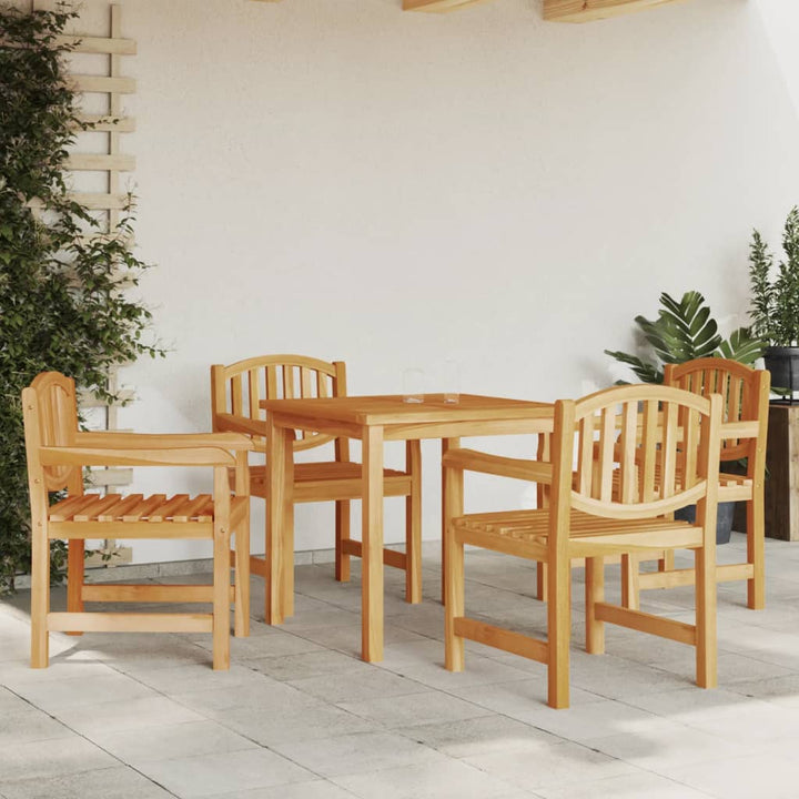 Gartenstühle 2 Stk. 58X59X88 Cm Massivholz Teak