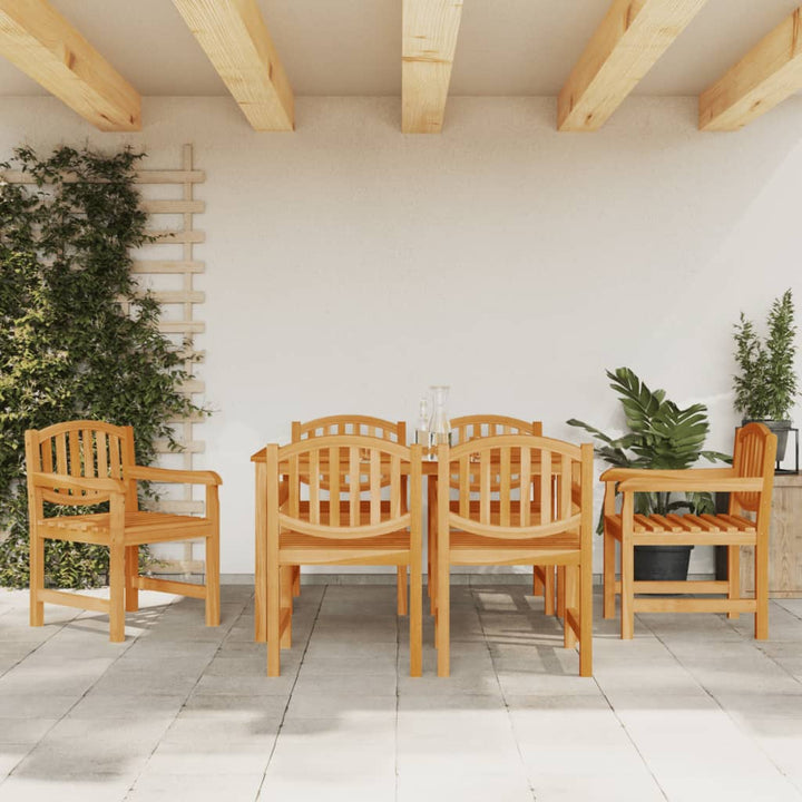 Gartenstühle 2 Stk. 58X59X88 Cm Massivholz Teak