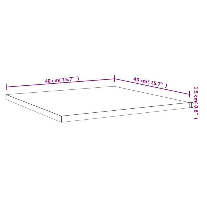 Wandregale 4 Stk. Braun Eichen-Optik 40X40X1,5 Cm Holzwerkstoff Braune Eiche