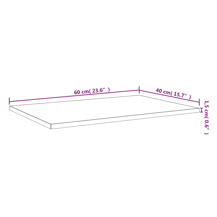 Wandregale 4 Stk. 60X40X1,5 Cm Holzwerkstoff Räuchereiche