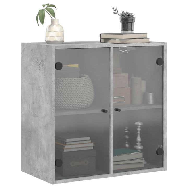 Wandschrank Mit Glastüren 68X37X68,5 Cm