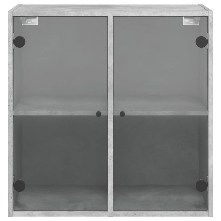 Wandschrank Mit Glastüren 68X37X68,5 Cm