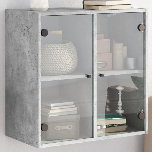 Wandschrank Mit Glastüren 68X37X68,5 Cm