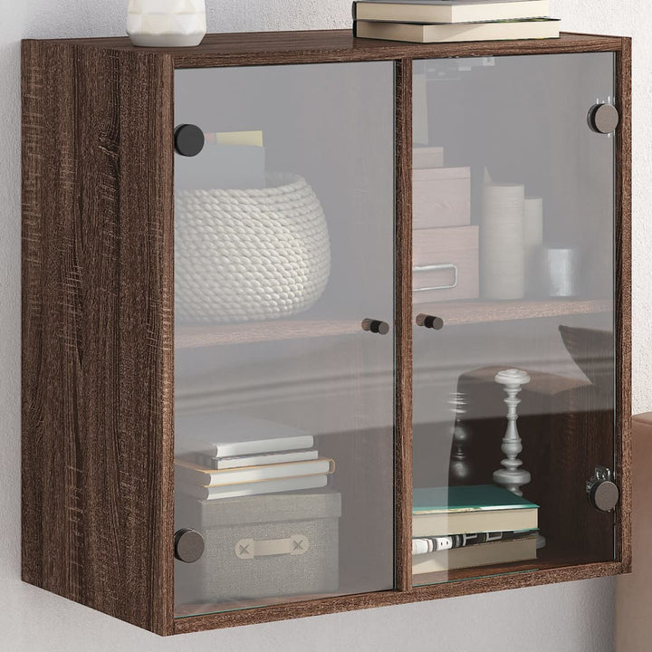 Wandschrank Mit Glastüren 68X37X68,5 Cm