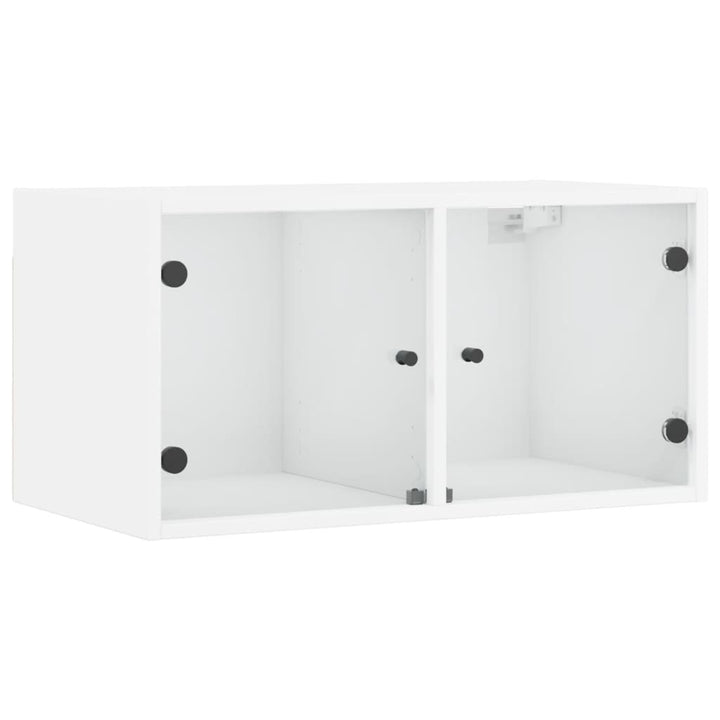 Wandschrank Mit Glastüren 68,5X37X35 Cm