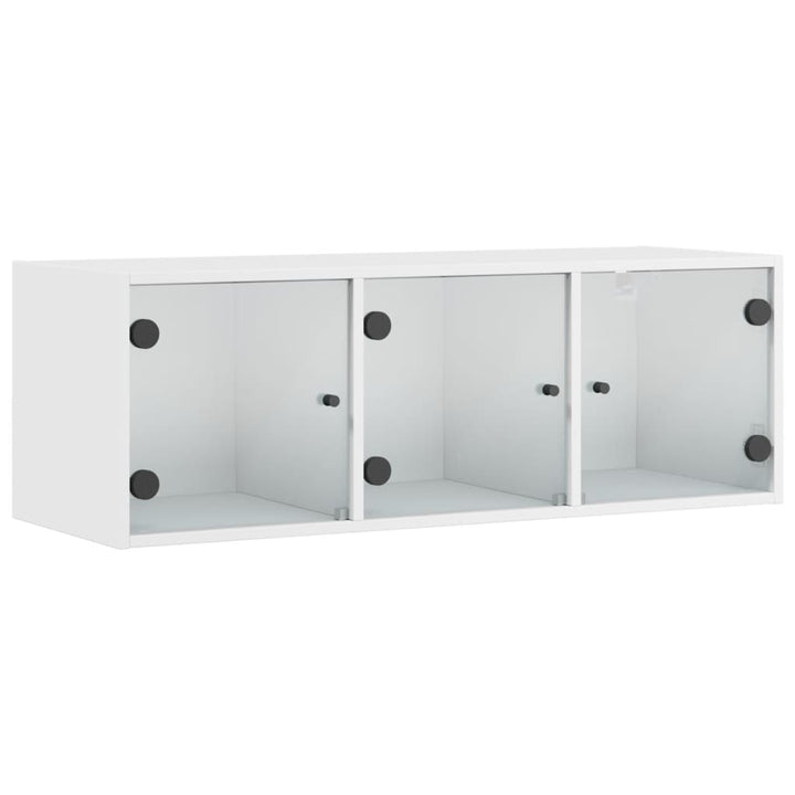 Wandschrank Mit Glastüren 102X37X35 Cm