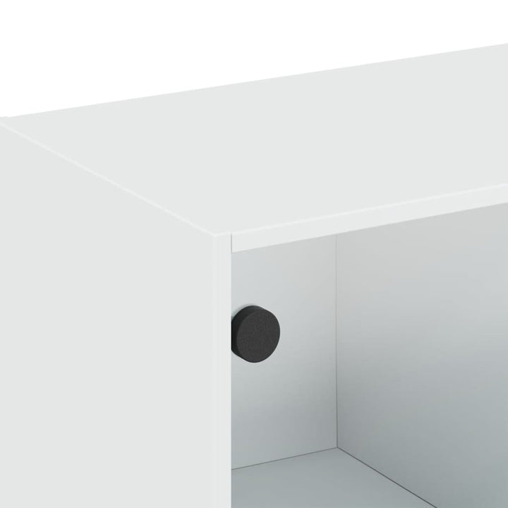 Wandschrank Mit Glastüren 102X37X35 Cm