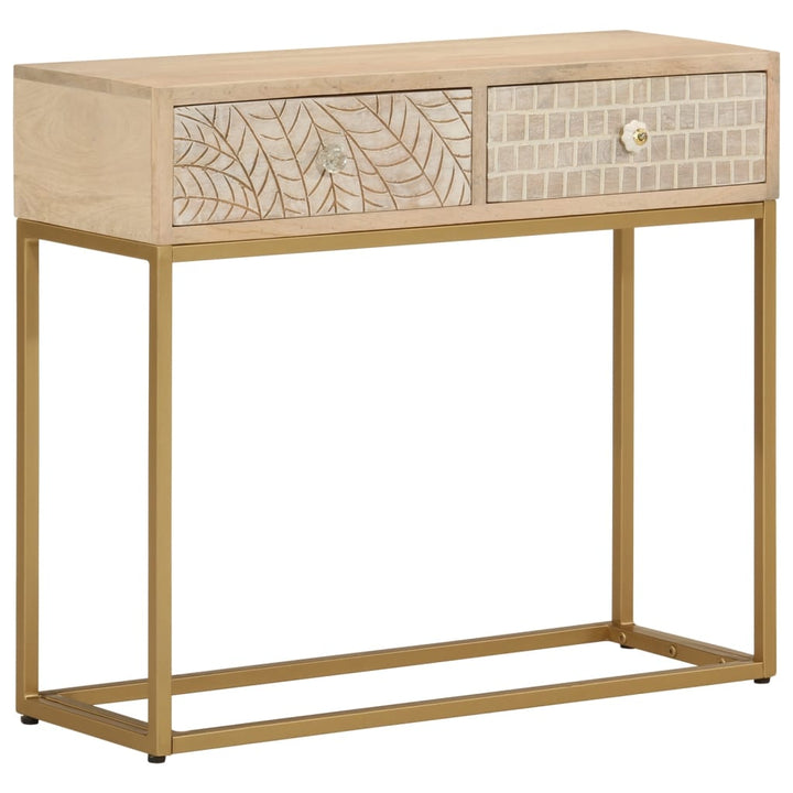 Tv-Schrank Massivholz Mango Und Eisen