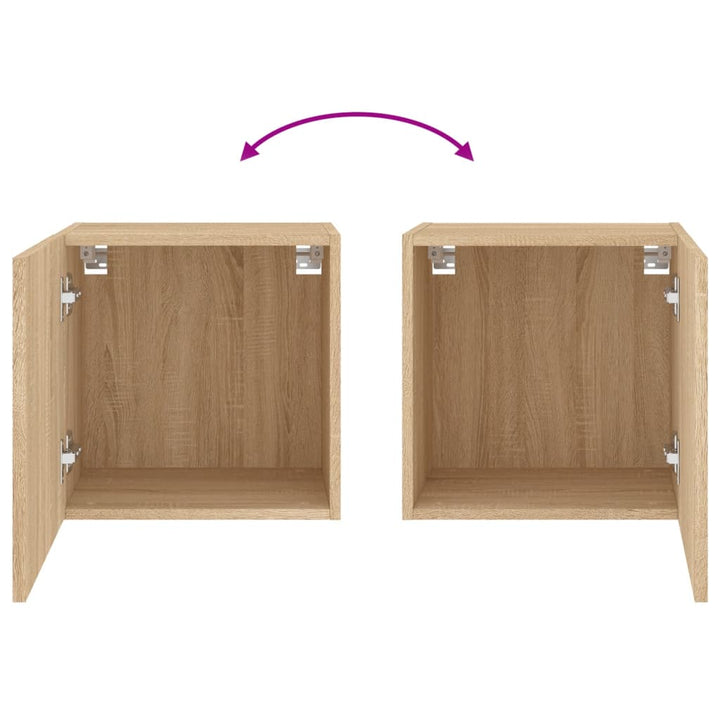 Tv-Wandschrank Sonoma-Eiche 40,5X30X Holzwerkstoff