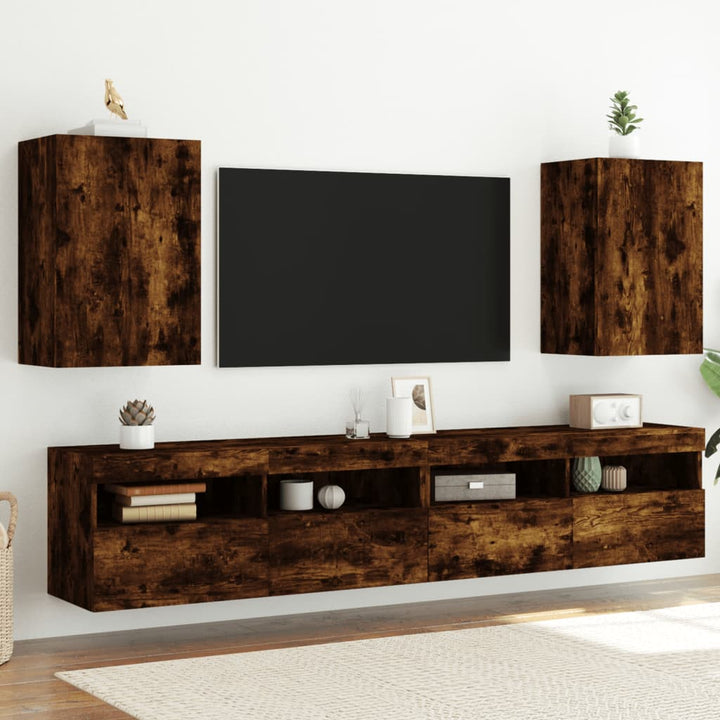 Tv-Wandschränke 2 Stk. 40,5X30Xm Holzwerkstoff