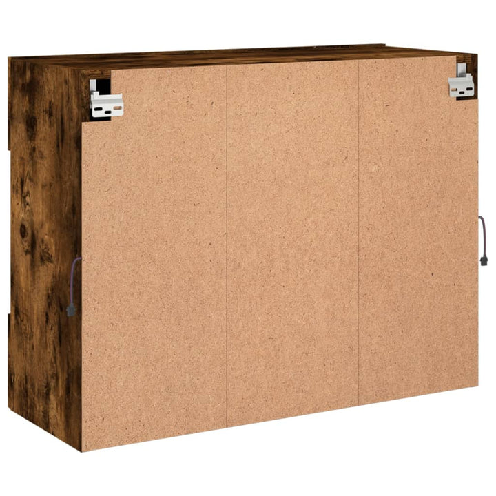 Tv-Wandschrank Mit Led-Leuchten 78,5X30X60,5 Cm