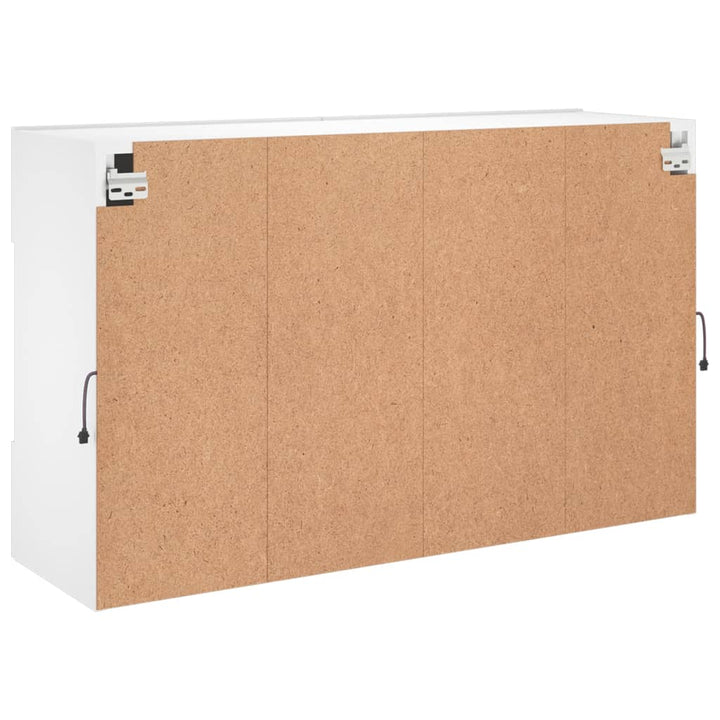 Tv-Wandschrank Mit Led-Leuchten 98,5X30X60,5 Cm