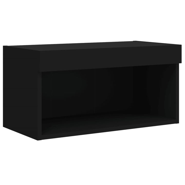 Tv-Schrank Mit Led-Leuchten 60X30X30 Cm