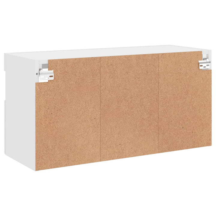 Tv-Wandschrank Mit Led-Leuchten 80X30X40 Cm