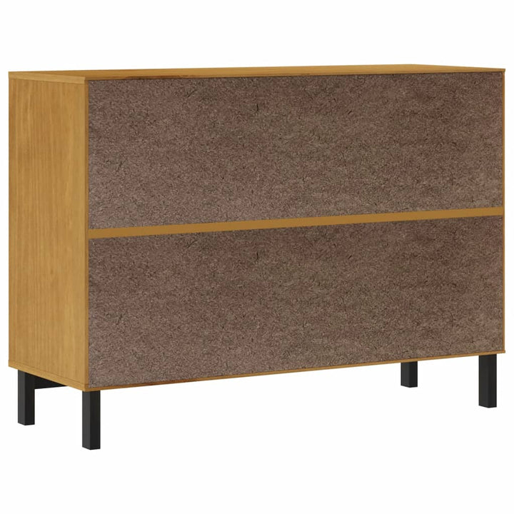 Schubladenschrank Flam 110X40X80 Cm Massivholz Kiefer