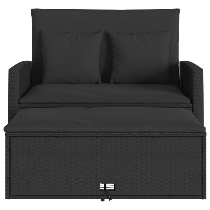 Gartensofa Mit Kissen 2-Sitzer Poly