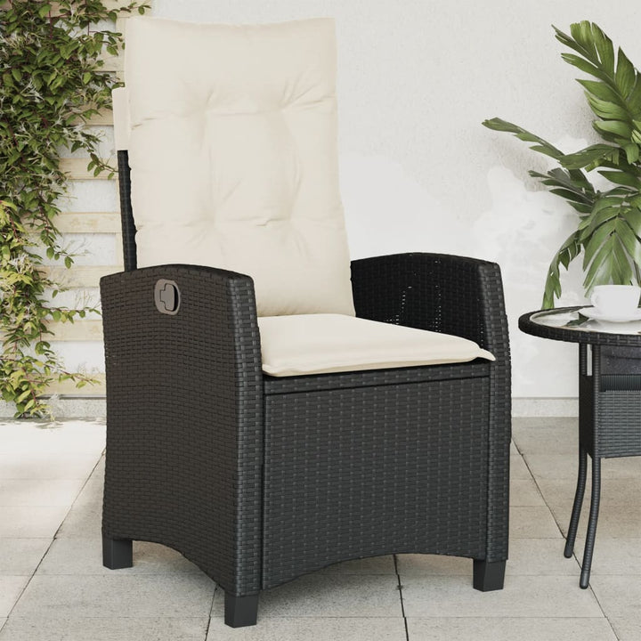 Gartensessel Verstellbar Mit Kissen Poly Rattan