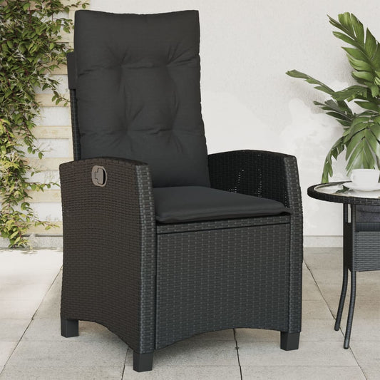 Gartensessel Verstellbar Mit Kissen Poly Rattan