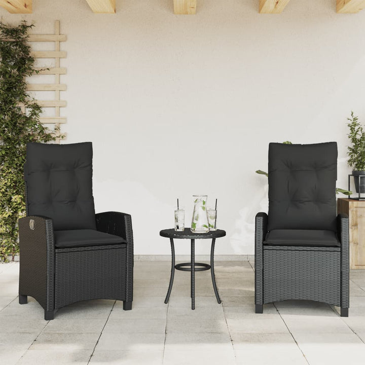 Gartensessel Verstellbar Mit Kissen Poly Rattan