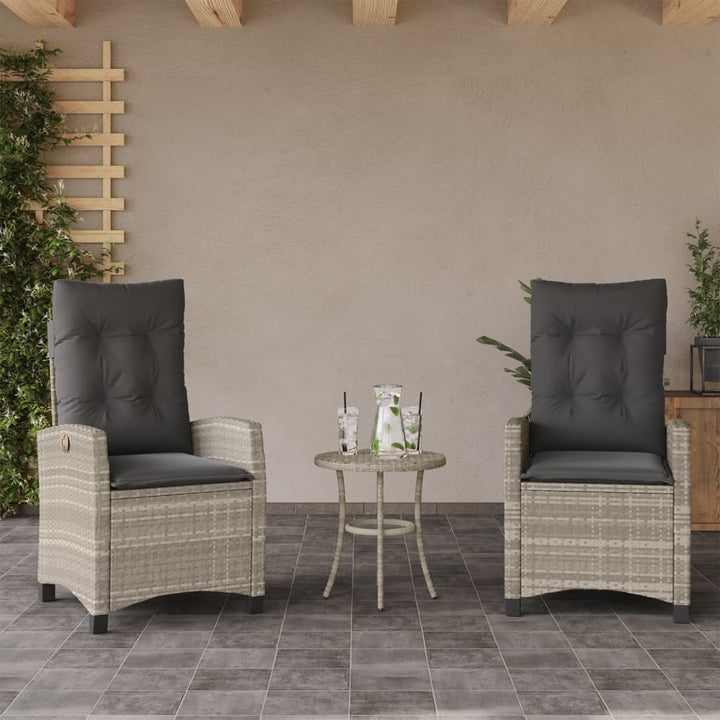 Gartensessel Verstellbar Mit Kissen Poly Rattan