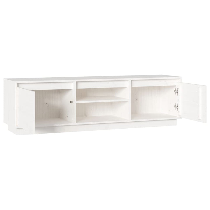 Tv-Schrank 140X35X40 Cm Massivholz Kiefer