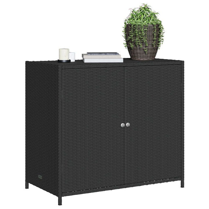 Gartenschrank 83X45X76 Cm Poly Rattan