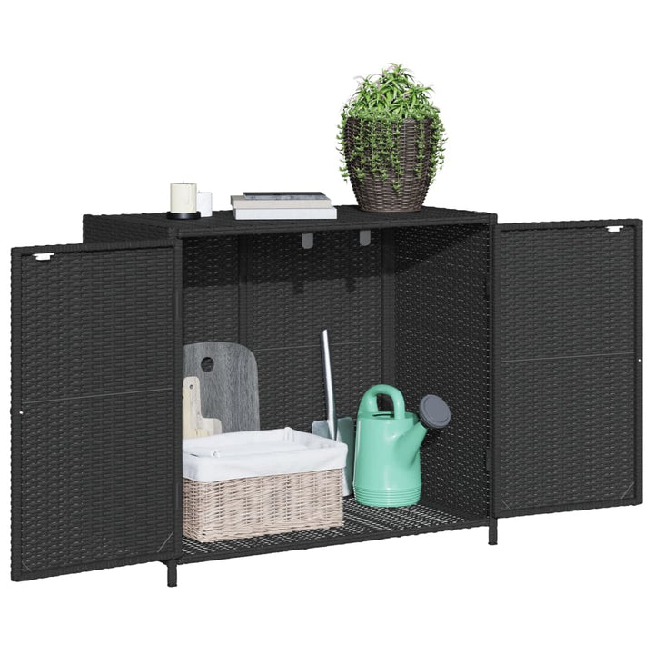 Gartenschrank 83X45X76 Cm Poly Rattan