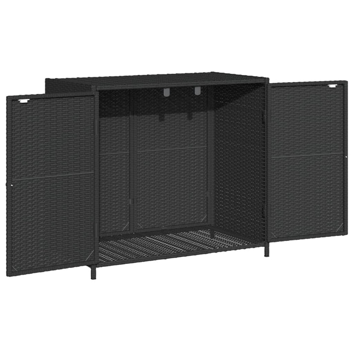 Gartenschrank 83X45X76 Cm Poly Rattan