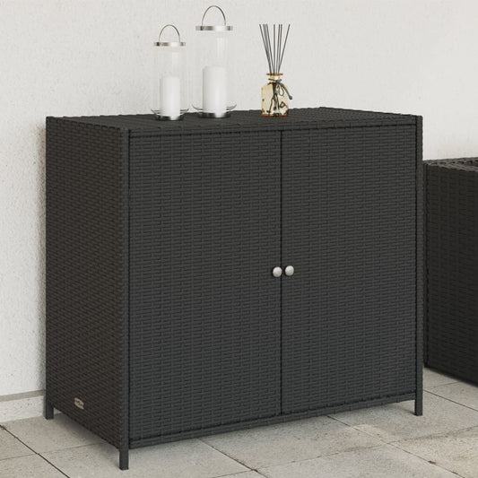 Gartenschrank 83X45X76 Cm Poly Rattan