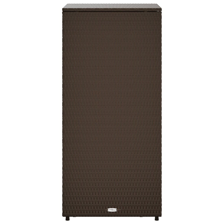 Gartenschrank 50X55X115 Cm Poly Rattan