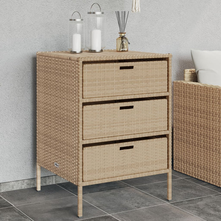 Gartenschrank Poly Rattan