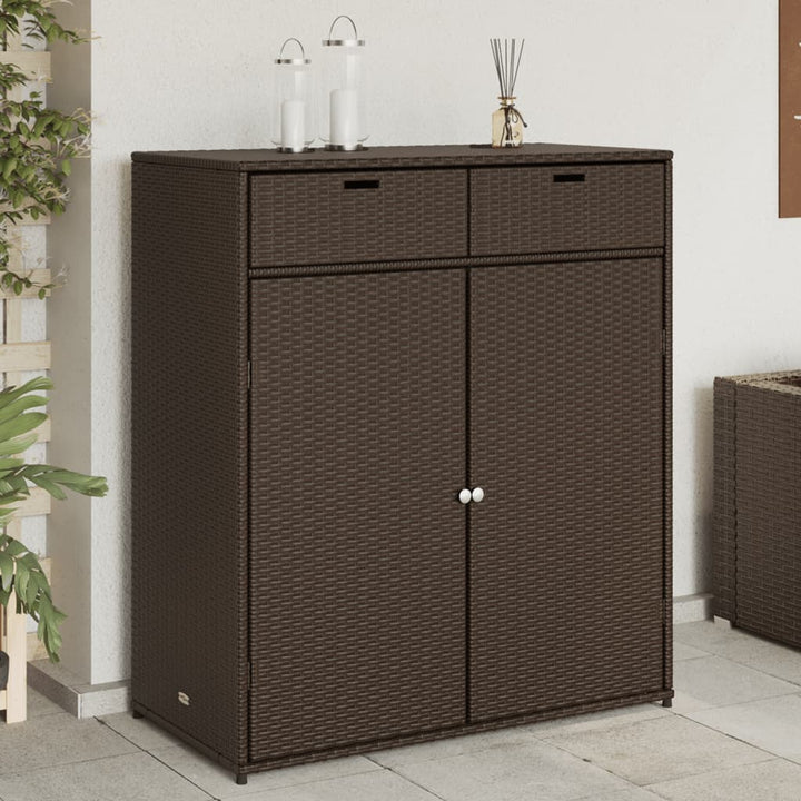 Gartenschrank Poly Rattan