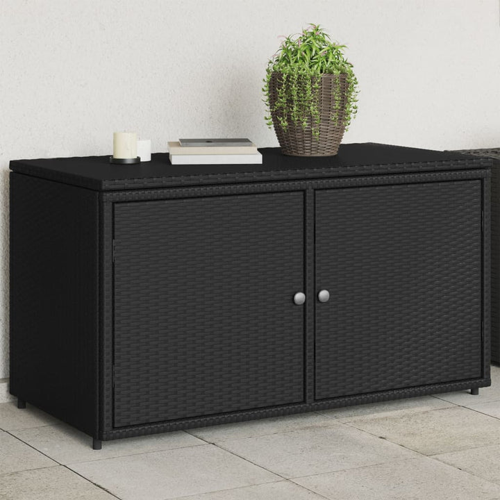 Gartenschrank 110X55X60,5 Cm Poly Rattan