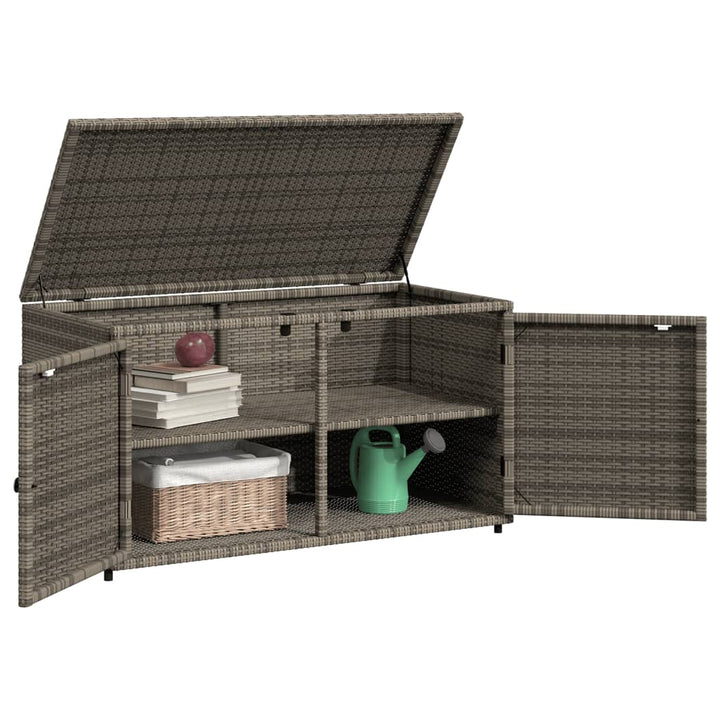 Gartenschrank 110X55X60,5 Cm Poly Rattan