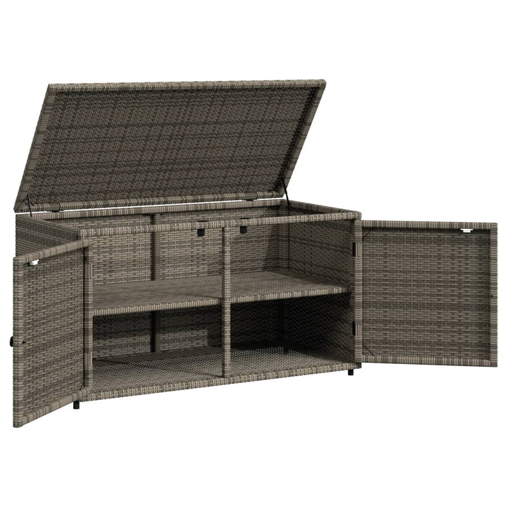 Gartenschrank 110X55X60,5 Cm Poly Rattan