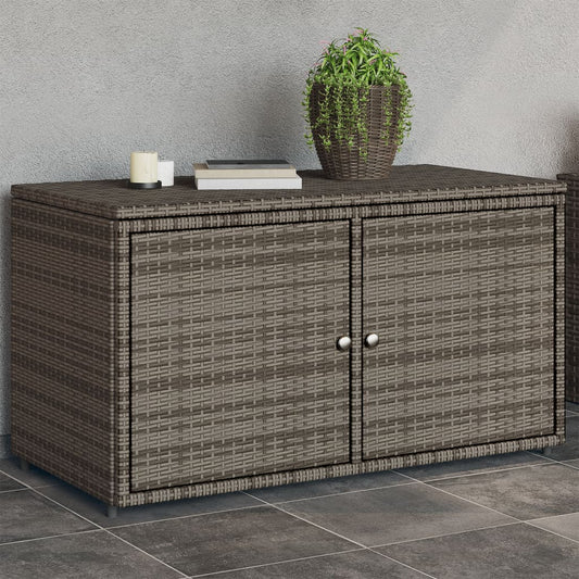 Gartenschrank 110X55X60,5 Cm Poly Rattan