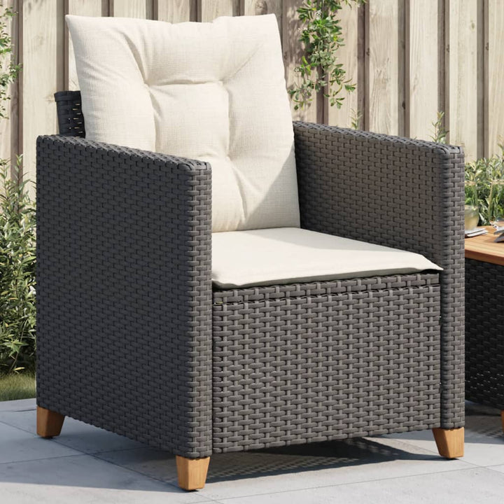 Gartensessel Mit Kissen Poly Rattan