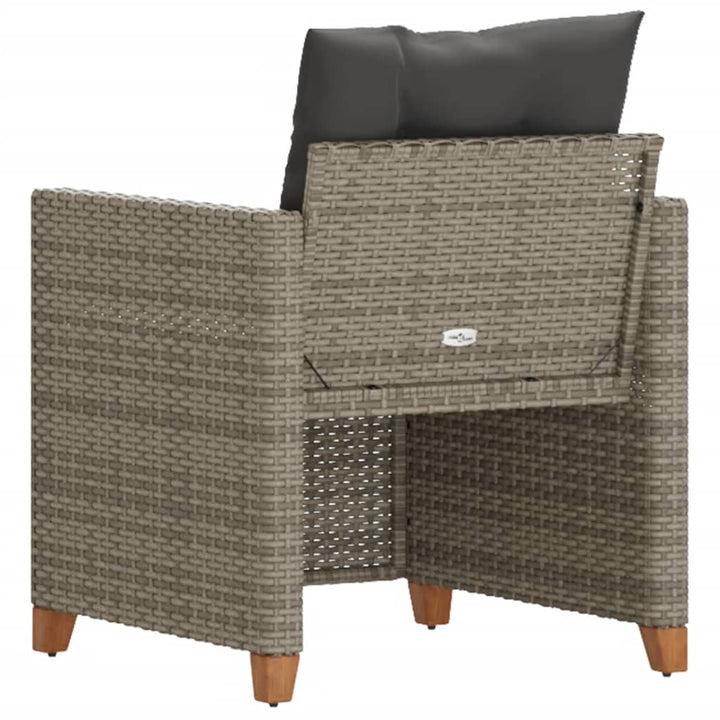 Gartensessel Mit Kissen Poly Rattan