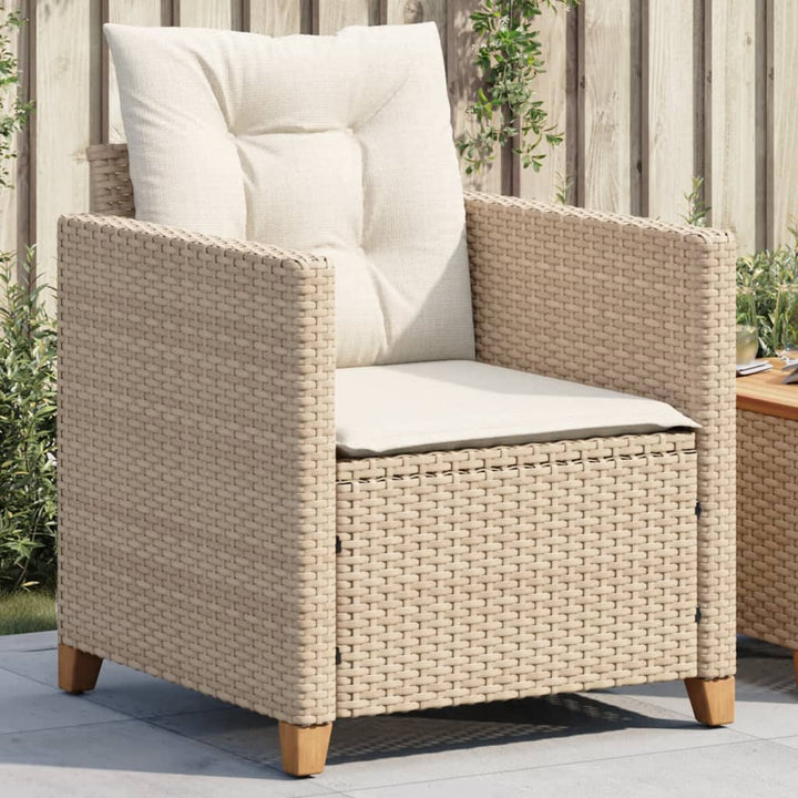 Gartensessel Mit Kissen Poly Rattan