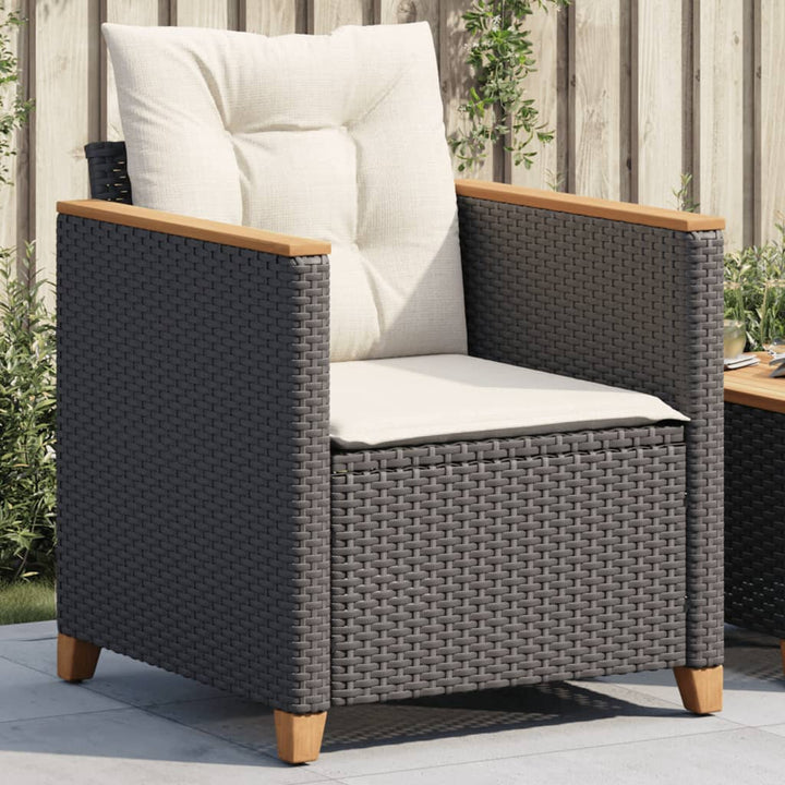 Gartensessel Mit Kissen Poly Rattan