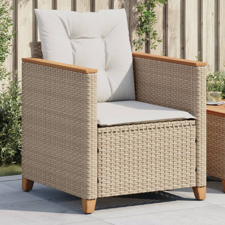 Gartensessel Mit Kissen Poly Rattan